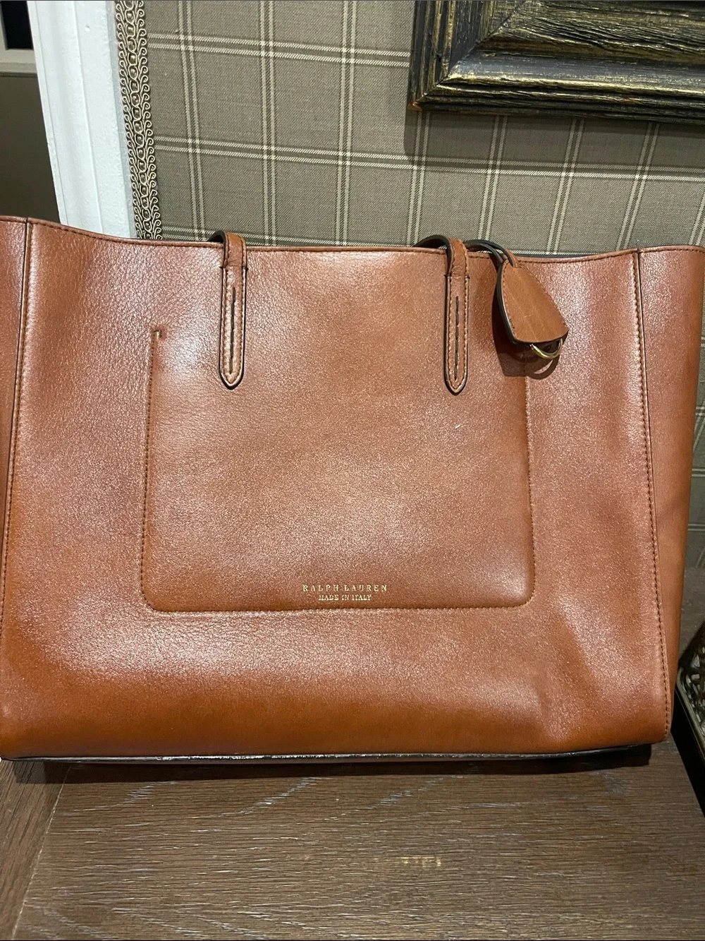 Ralph Lauren Collection Color Block Tote - Picture 2 of 10